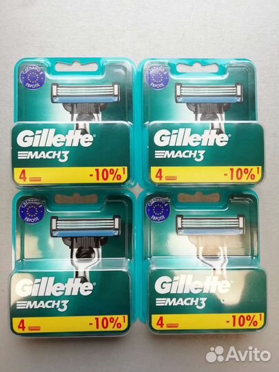 Gillette mach 3 кассеты
