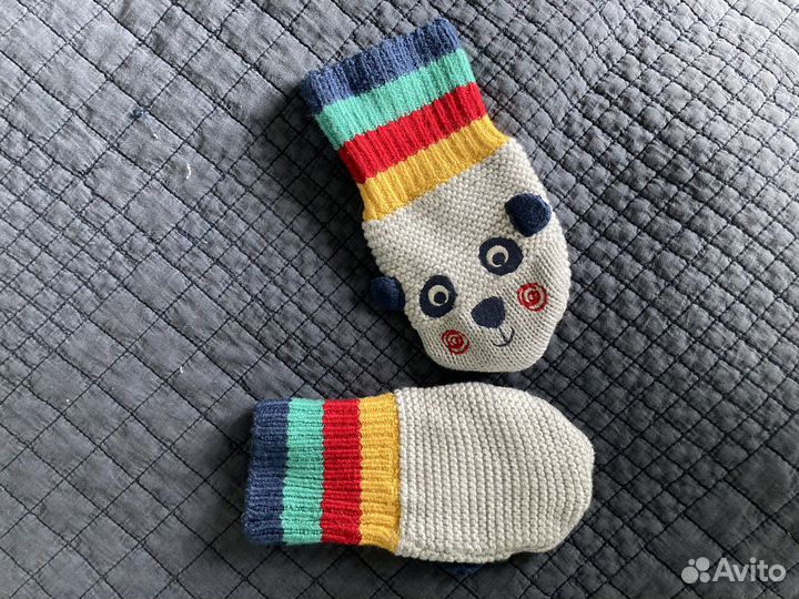 Варежки детские новые хлопок