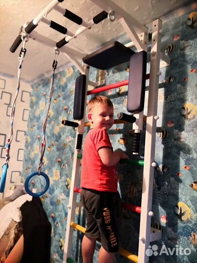 Шведская стенка с турником