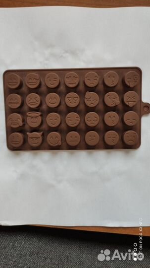 Форма силиконовая смайлики