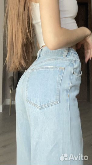 Джинсы светло голубые