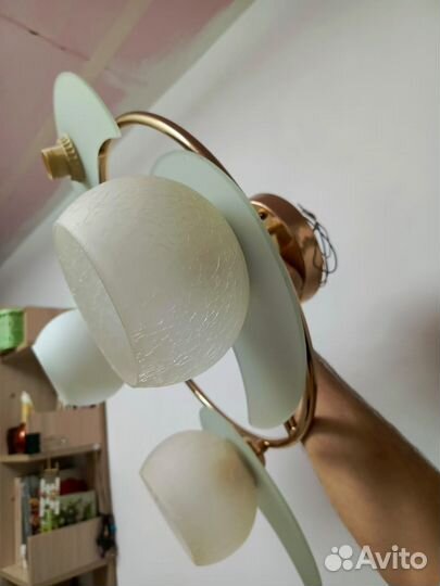 Люстра потолочная бу