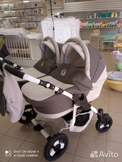 Коляска 2в1 двойная