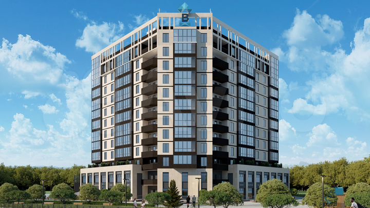 1-к. квартира, 36,8 м², 3/12 эт.