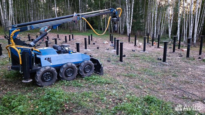 Сваи винтовые цены.Винтовые сваи под ключ