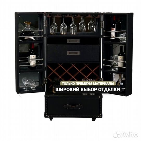 Винный дизайнерский шкаф эксклюзив