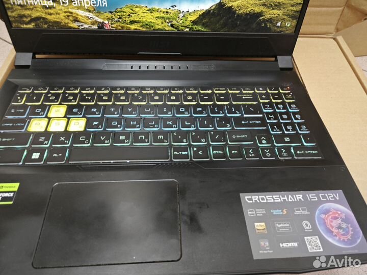 Игровой ноутбук msi crosshair 15 c12v