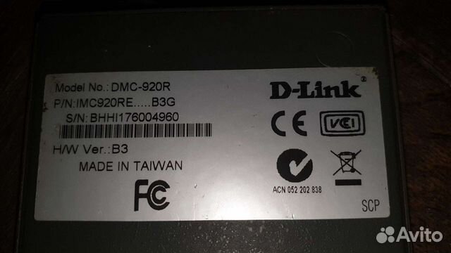 Media Converter D-Link DMC-920R, DMC-920T