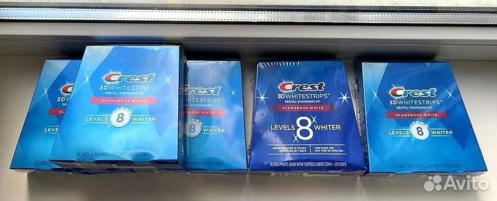 Полоски для отбеливания зубов Crest 3D Glamorous