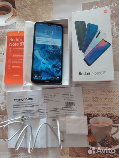 Xiaomi Redmi Note 8T, 4/128 ГБ