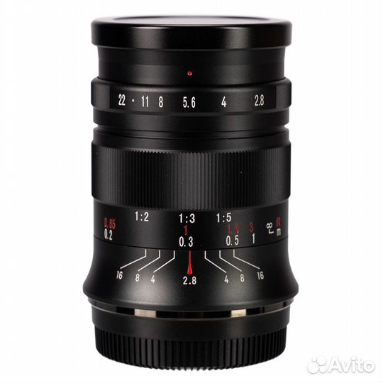 Объектив 7artisans 60mm F2.8 II Fuji X, черный