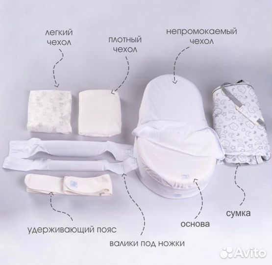 Кокон для новорожденных зевушка