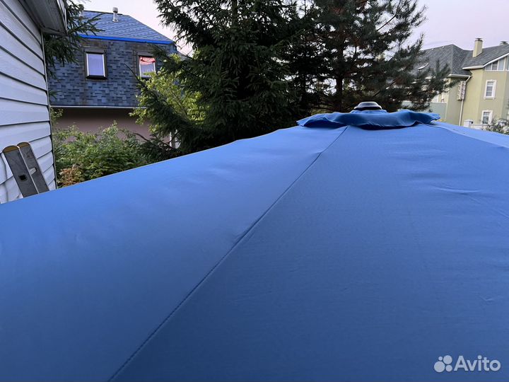 Садовый зонт синий Ecos GU-03