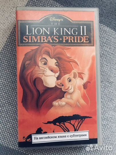 Видеокассета мультфильм lion king II на английском
