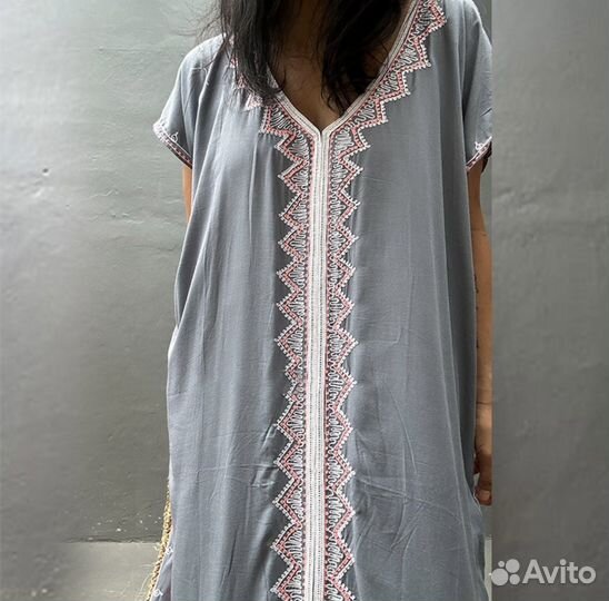 Пляжная туника оверсайз