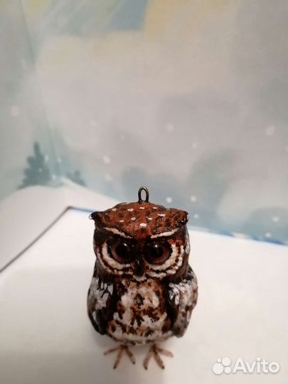 Ватная игрушка Сова
