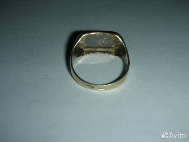 Перстень женский, серебро 925, чернь, Россия