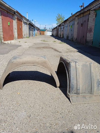 Подкрылки задние на газель