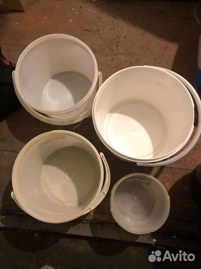 Ведра пластиковые