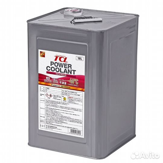 TCL Power Coolant RED -40C 18л