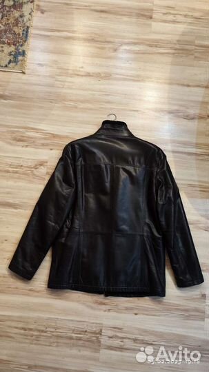 Кожаная дубленка мужская
