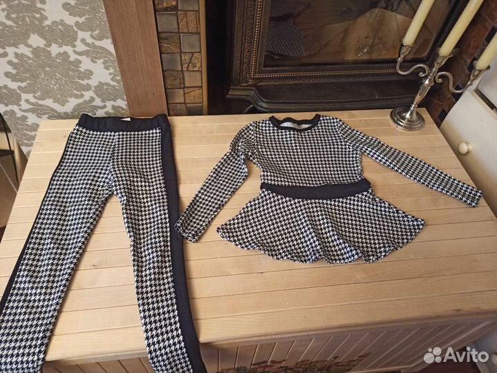 Элегантный костюм брючный на девочку 6 лет