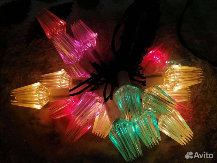 Елочная гирлянда (электрогирлянда) Сказка, СССР