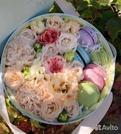 Букет, Сладкие букеты, Цветы и макаронс