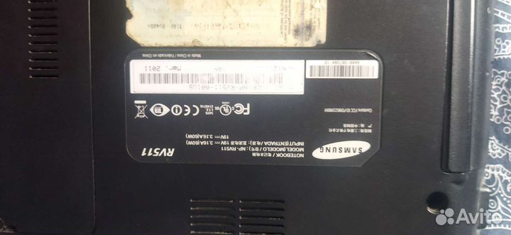Ноутбук samsung rv511