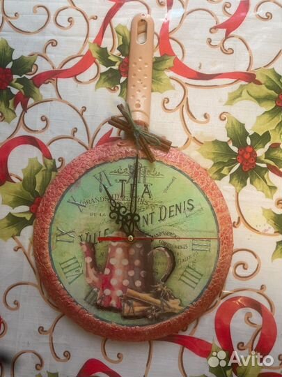 Часы ручной работы для кухни