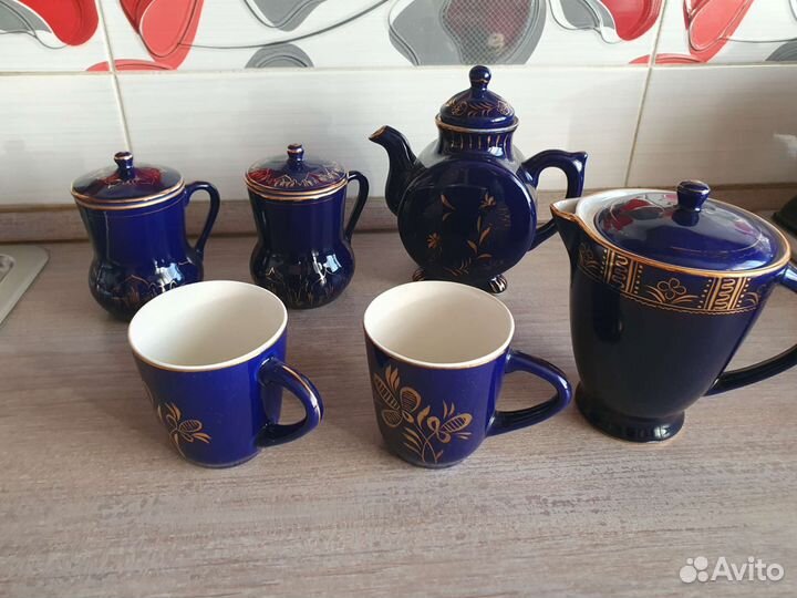 Набор посуды Гжель