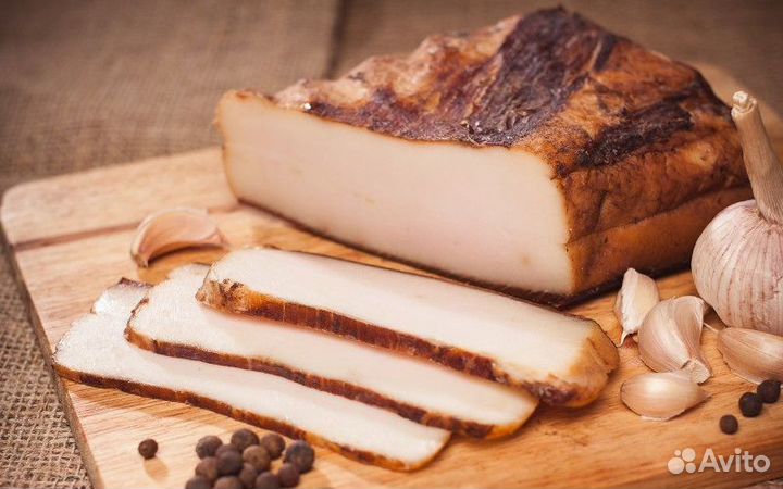 Сало домашнего копчения