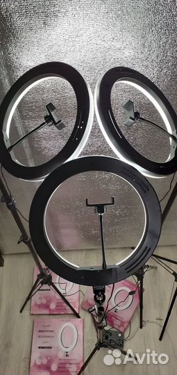 Кольцевая лампа Round Light 34см Профессиональная