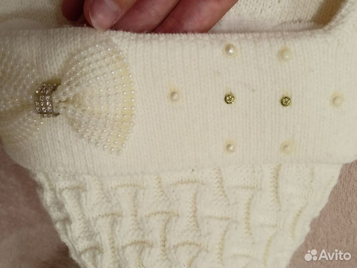 Шапка зимняя для девочки до 44