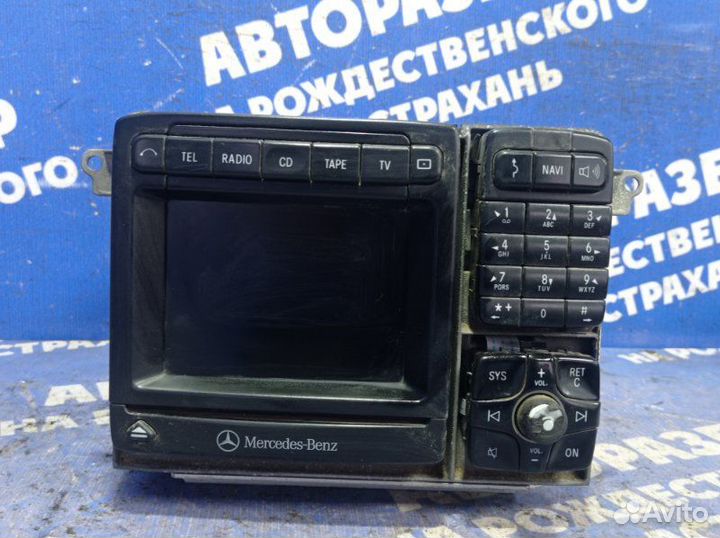 Штатная магнитола Mercedes-Benz W220 седан