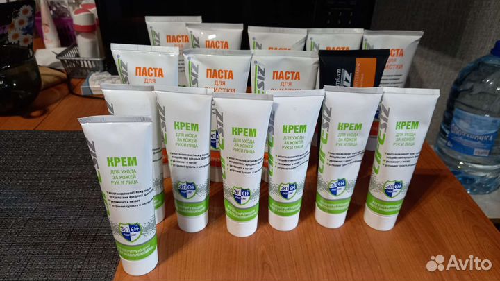 Паста для очистки рук и крем для рук