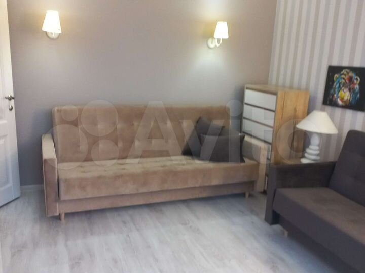 1-к. квартира, 37 м², 2 кровати