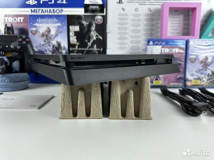Сони пс4 слим 1tb полный комплект гарантия