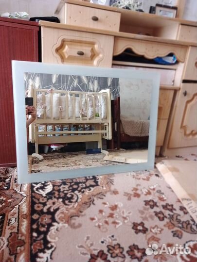 Зеркало в ванную с подсветкой бу