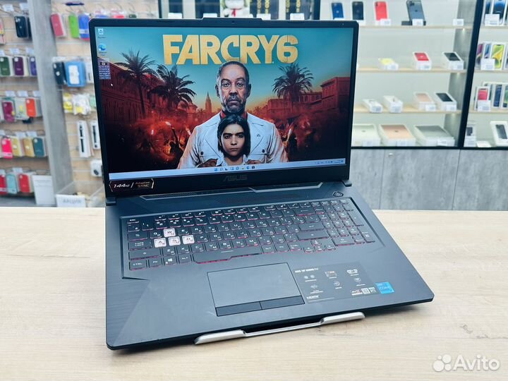 Игровой asus TUF 17.3 RTX 3050 Ti/ Core i5-11400H