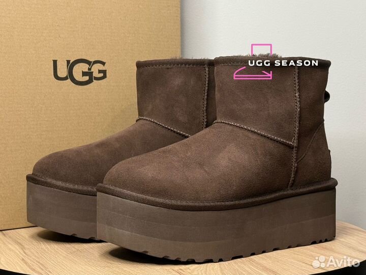 Угги Ugg Classic Mini Platform Chocolate