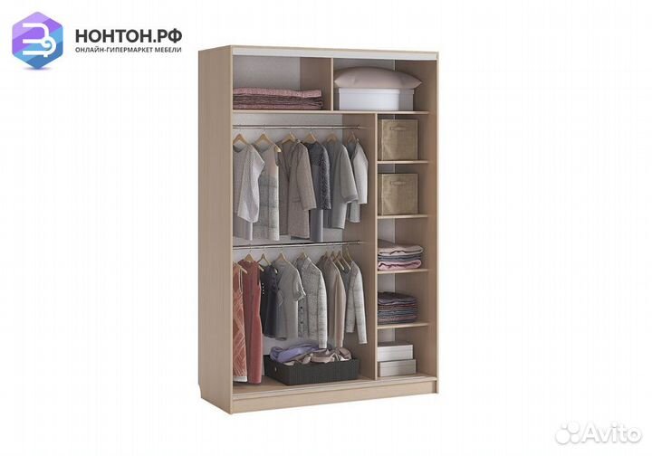 Шкаф-купе Гранд 9-600 83 дуб млечный