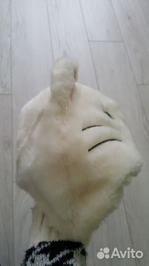 Шапка кошка утренник фотосессия зимняя