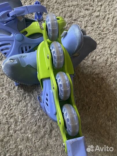 Роликовые коньки 35 38 детские