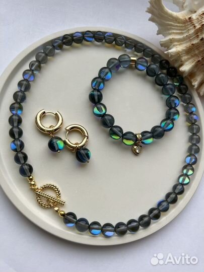 Набор украшений,чокер,браслет,серьги