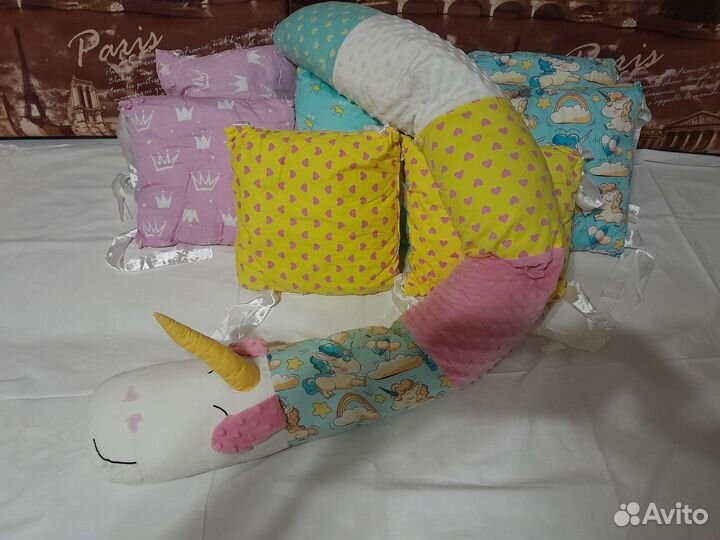 Набор в детскую кроватку с бортиками