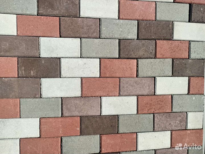 Тротуарная плитка кирпич 