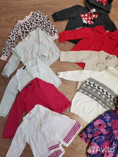 Детские вещи пакетом на девочку 86 92