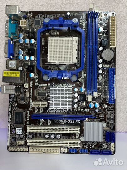 Материнская плата asrock 960gm-gs3 fx