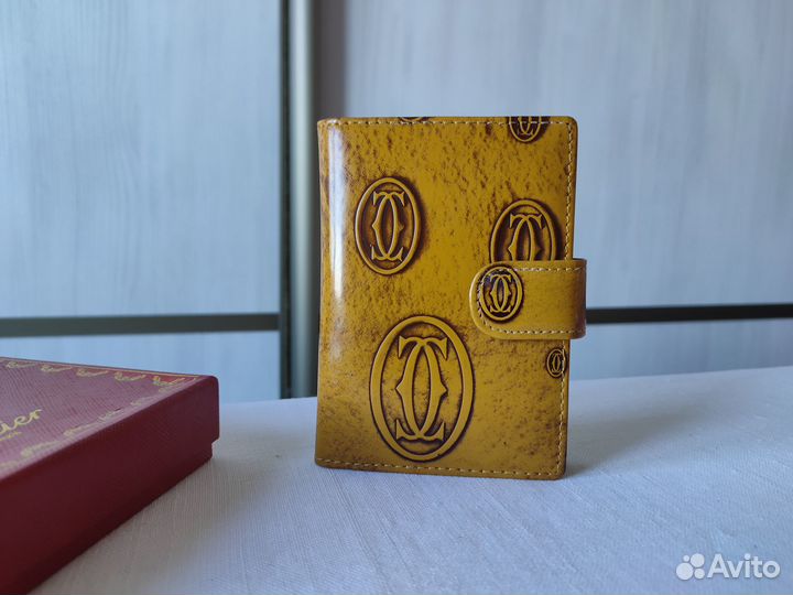 Кaртхoлдep из натур. кожи Cartier